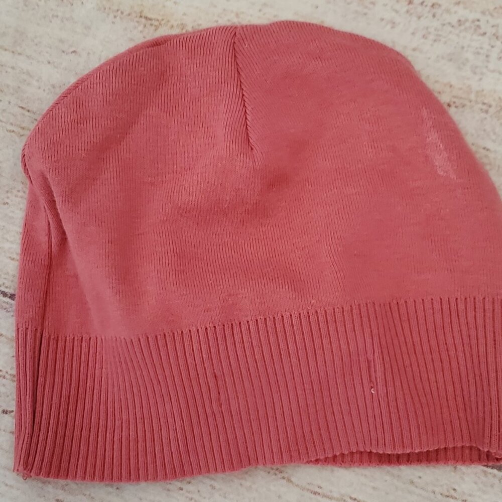 Juste Cle pink pull-on hat sz 86cm  (18-24m)